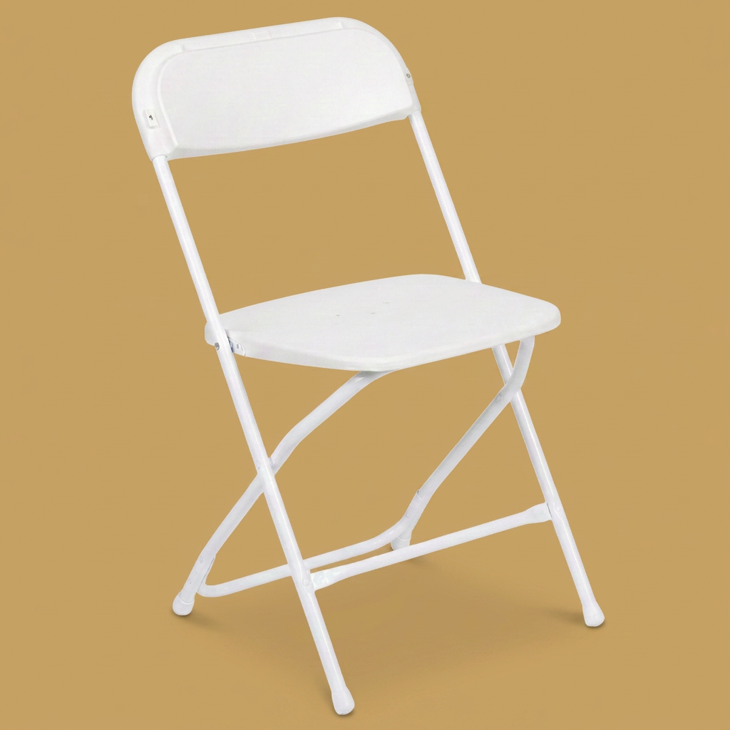 White Folding Chair